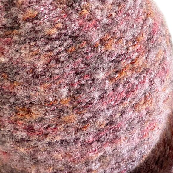 Vintage Betmar Italy Pink Marled Wool Blend Flapper Cloche Hat Retro Coquette main image 6